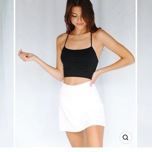 golden hinge tennis skirt